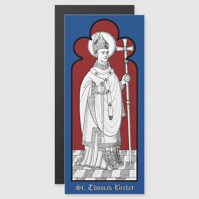 St. Thomas Becket Holding a Sword (M 033) (Anverso/Reverso)