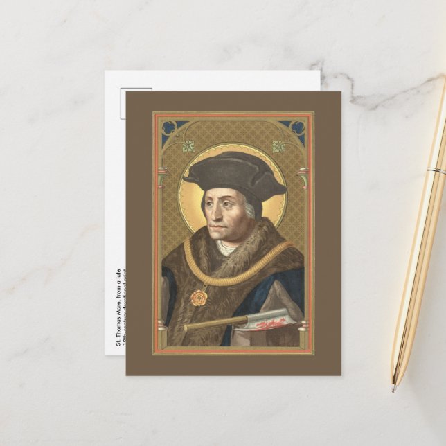 St. Thomas More (SAU 026) Postal 1 (Anverso/Reverso In Situ)