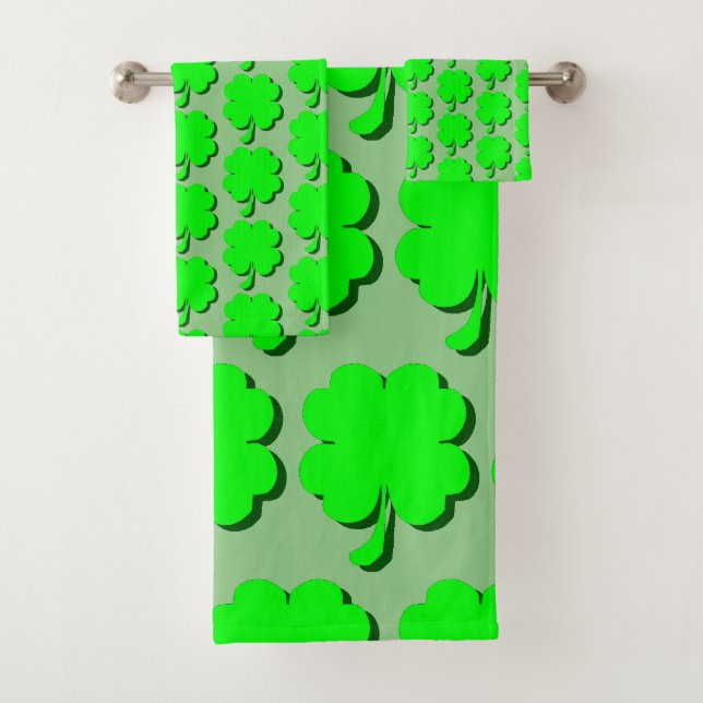 ST. toallas del día de PATRICK (In situ)