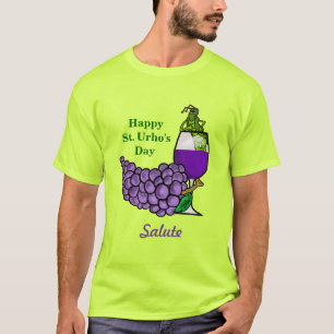 ¡St. Urho Bottoms Up! + Saludo la camiseta de dos