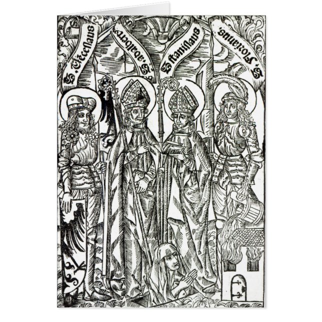 St. Wenceslaus, Adalbert, St. Florian de (Frente)