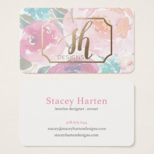 Stacey Harten diseña tarjeta de presentación