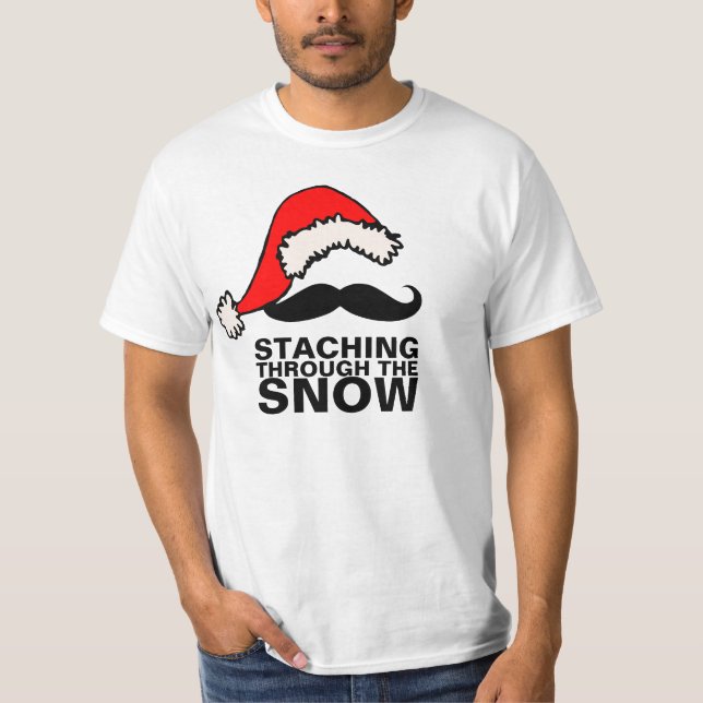 Staching a través de la camisa de la nieve (Anverso)
