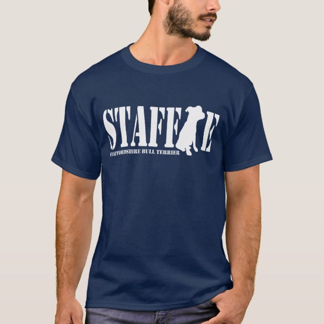 Staffordshire bull terrier - camisa del perrito (Anverso)