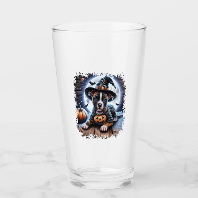 Staffy Dog Halloween Square (Anverso)