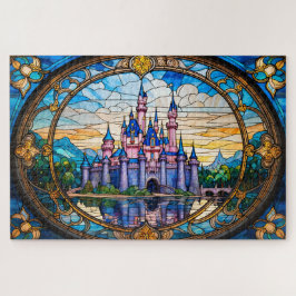 Stained Glass Dream Castle jigsaw puzzle