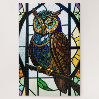 Stained Glass Owl Jigsaw - 2 Puzzle