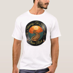 "Stairway to Heaven" Camiseta de Rock Clásico 