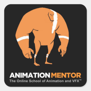 Stan Square Pegatina - Mentor de animación