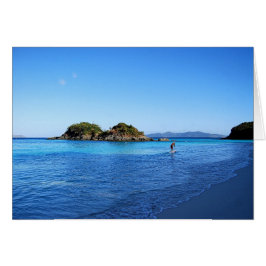 Stand Up Paddle Boarder, Trunk Bay, U.S. V.I.
