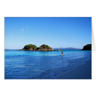 Stand Up Paddle Boarder, Trunk Bay, U.S. V.I.