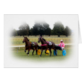 Standardbreds en la pista