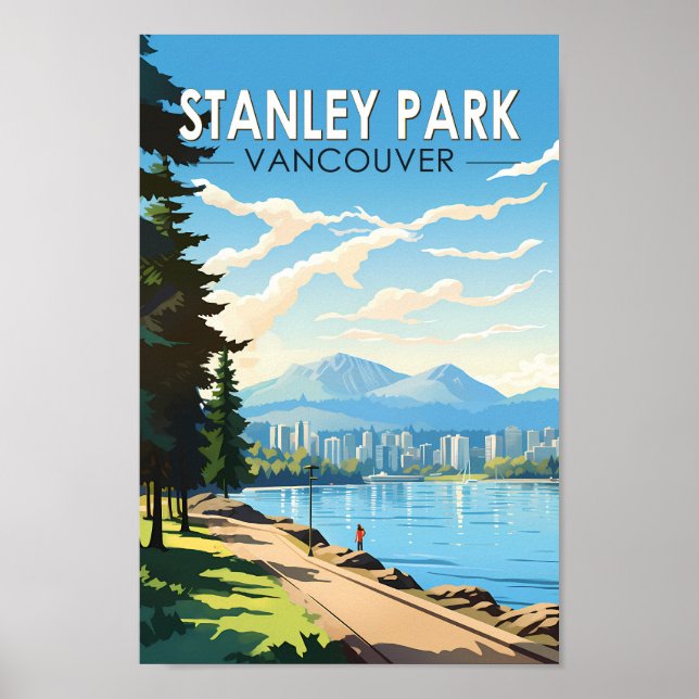 Stanley Park Vancouver Canadá Viajes de arte (Frente)