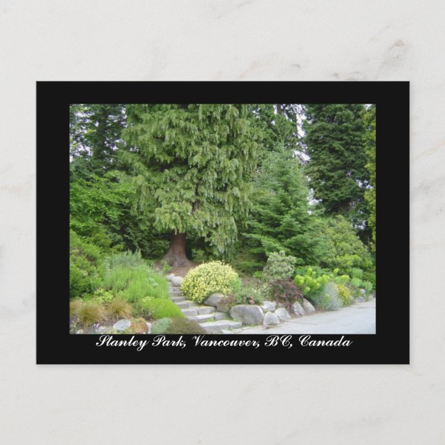 Stanley Park, Vancouver, postal BC (Anverso)