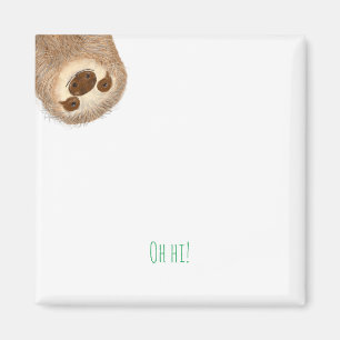 Stanley sloth personalizado 'oh hi!' imán