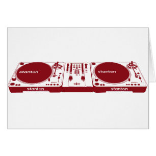 Stanton DJ puesto - cubierta de DJing de la música