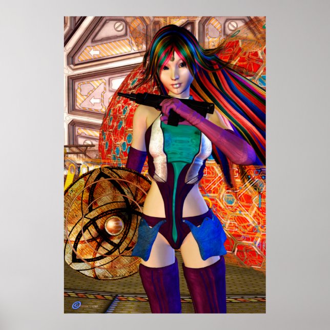 Star Beam Ciencia Ficción Fantasía Arte (Frente)