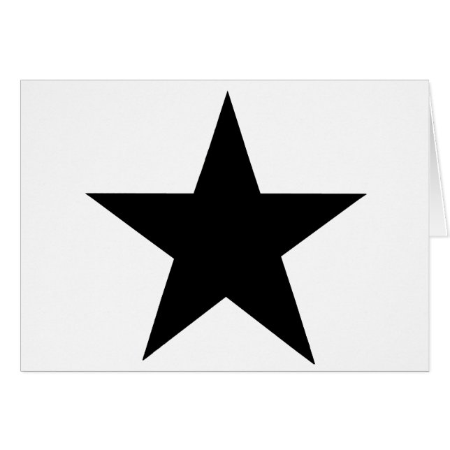 Star Black The MUSEUM Zazzle Gifts (Anverso (Horizontal))