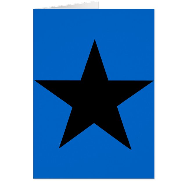 Star Black The MUSEUM Zazzle Gifts (Frente)