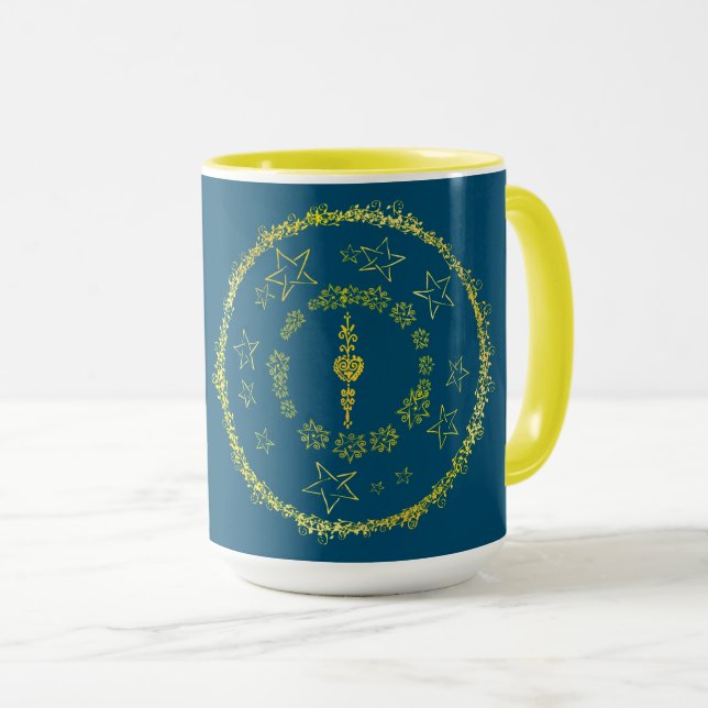 Star Mandala - Mug, Copa (Anverso derecho)