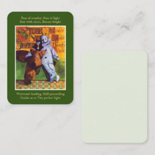 STAR OF WONDER 3.5x2.5 Tarjeta de nota plana