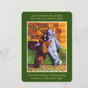 STAR OF WONDER 4.5x6.25 Tarjeta plana