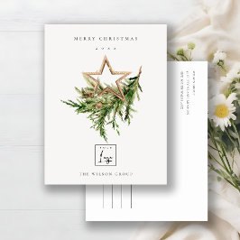 Star Ornament Pine Fauna Logo Feliz Navidad