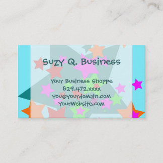 Star Struck Verde azulada Stars Collage Tarjetas d