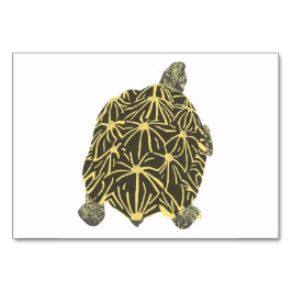 Star Tortoise Turtle Leer tarjetas para adultos