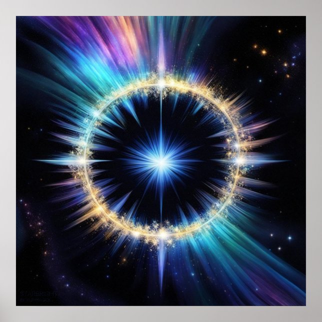 Starbright AI Fantasmas Arte Digital Imprimir Surr (Frente)