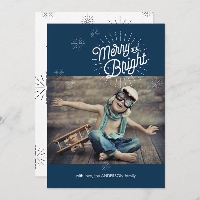 Starburst 1 tarjeta de vacaciones fotográficas en  (Anverso / Reverso)