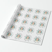STARBURST | Papel de regalo de foto personalizado 