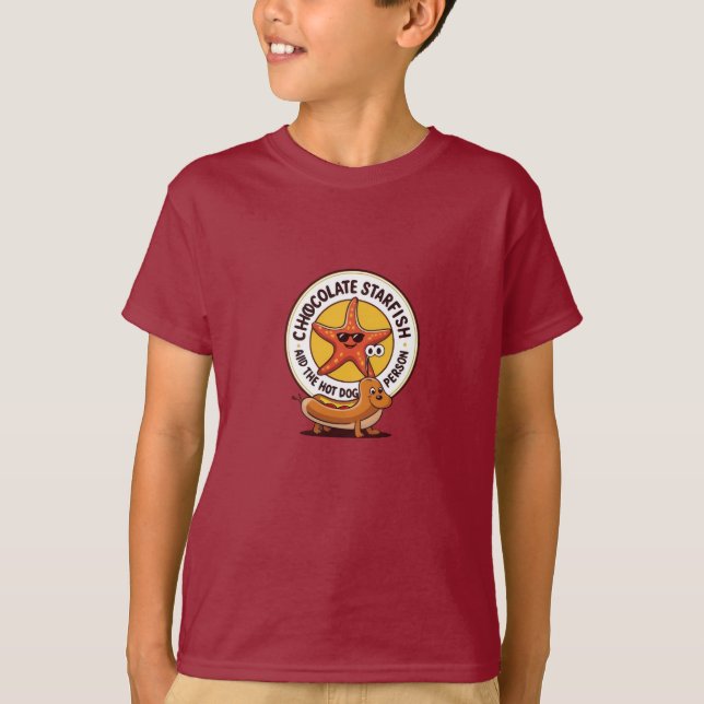 Starfish de chocolate y camiseta Personalizado de  (Anverso)
