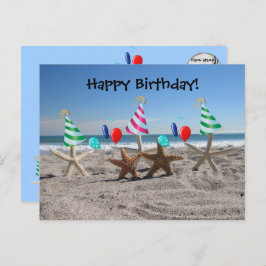 Starfish en la postal de la playa