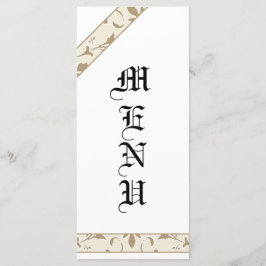 Starfish, Gris Whitecap, Menú de Bodas Damask