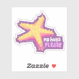 Starfish introvertebrado - pequeño pegatina