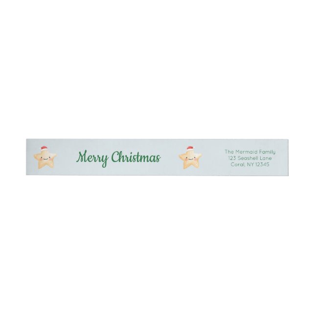 Starfish Santa Merry Christmas (Individual)