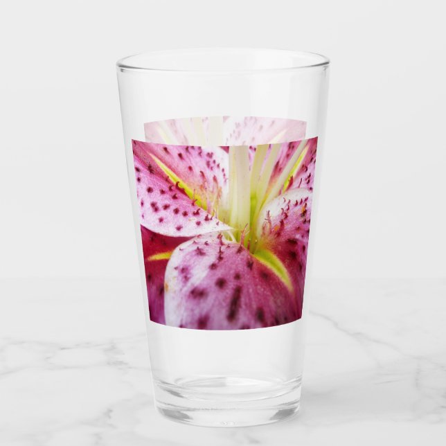 Stargazer Lily Bright Magenta Floral (Anverso)