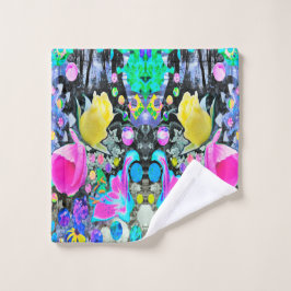 Stargazer Lily, Rosa y Collage de Hibiscus Rosa