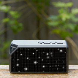 Starlight Sparkles Black and White Stars