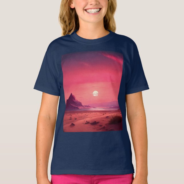 Starlit Desert Dreams Niños Camisetas (Anverso)