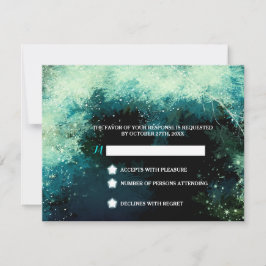 Starry Forest Inspirador Wedding RSVP