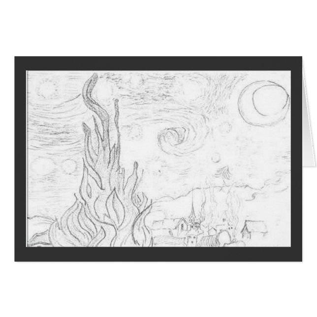 Starry Night Remake-Vincent van Gogh (Anverso (Horizontal))