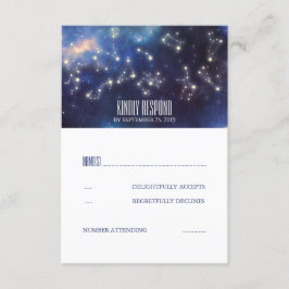 Starry Night Rótulos Wedding RSVP