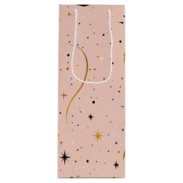 Starry Sip - Bolsa de vino con patrón de estrella
