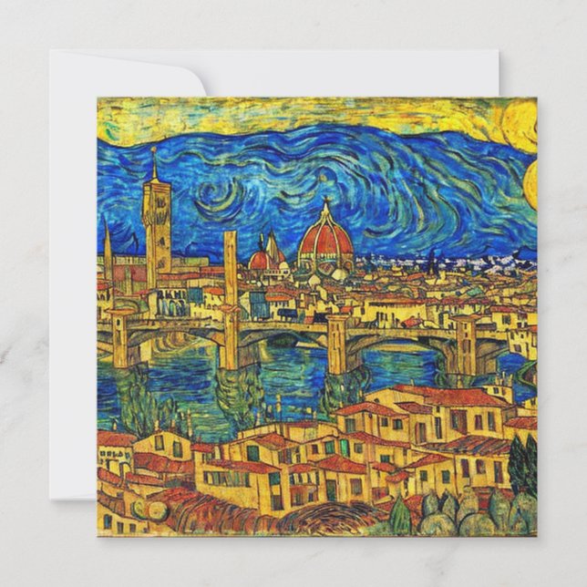 Starry Starry Night Florence Italia (Anverso)