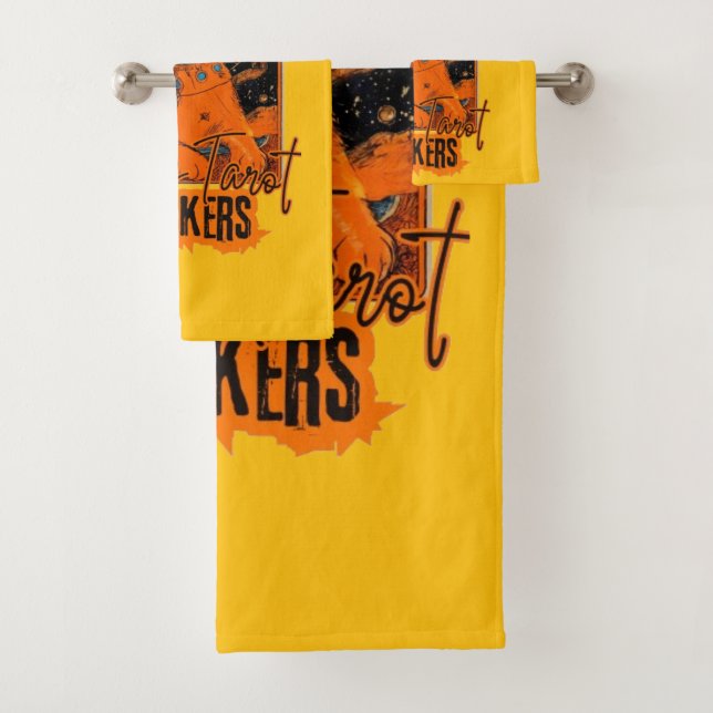 Starry Tarot y Cat | Diseño de línea de naranja (In situ)