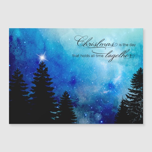 Starry Winter Night con Stars, Pine & Navidades Te (Anverso)