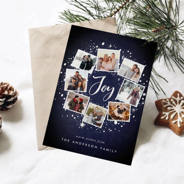 Starry Wreath | Tarjeta de Collage de fotos de vac (Subido por el creador)