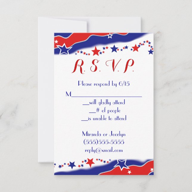 Stars and Stripes RSVP (Anverso)